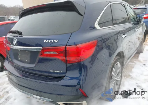 2017 Acura Mdx Technology Package из США, поврежденный, VIN 5FRYD4H54HB033190